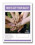 Bullying Awareness: Your Back Laminated Educational Poster.
Guidance Art Print.