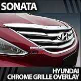 2011-2012 Hyundai Sonata Chrome Grille Overlay OEM Style 