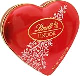 Lindt Lindor Valentine Truffles Heart Tin 7.2oz.