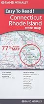 Rand McNally Easy to Read! Connecticut/Rhode Island State Map
