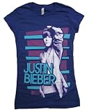 Justin Bieber T-Shirt for Juniors Dots and Stripes Design S-XL