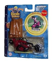 Take Along Bob the Builder Benny the small digger and benny's timber former with BONUS building dough