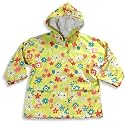 Hatley - Girls Summer Garden Hooded Raincoat, Yellow