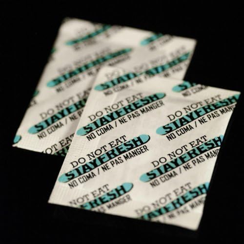 100cc Oxygen Absorber Made with Grease Resistant Film (100 Pack)