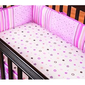 Summer Infant Breathe Easy Cot Size Sheet (Pink)