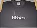 I Love Nibbles - Ladies Short Sleeve Gildan g640l Rhinestone Shirt