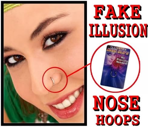 Fake Illusion Clip on Nose Ring #20