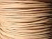 Lederband, Lederschnur, Lederriemen 10 m. Rund 1,0 mm. Natur