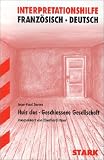 Huis clos - Geschlossene Gesellschaft. Interpretationshilfe Deutsch - Französisch.