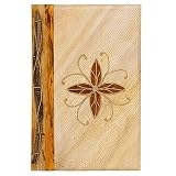All Natural 60 Photo Handmade Photo Album - Floral Rope Design