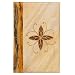 All Natural 60 Photo Handmade Photo Album - Floral Rope Design