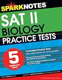 5 Practice Tests for the SAT II Biology (SparkNotes Test Prep)