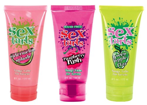 Sugar Free Water-based Sex Tarts 3 Flavor Lubricant Sample Pack