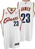 LeBron James Cleveland Cavaliers White Youth Swingman Adidas NBA Jersey