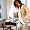 Armani International, Faccia dei Colori Collection, Luxury European Bathrobe in Bi-face (2 Color) Sophisticated Technique & Colors