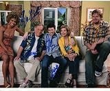 RETIRED AT 35 (Jessica Walter, George Segal, Johnathan McClain, Josh McDermitt & Ryan Michelle Bathe) 8x10 Cast Celebrity Photo Signed In-Person