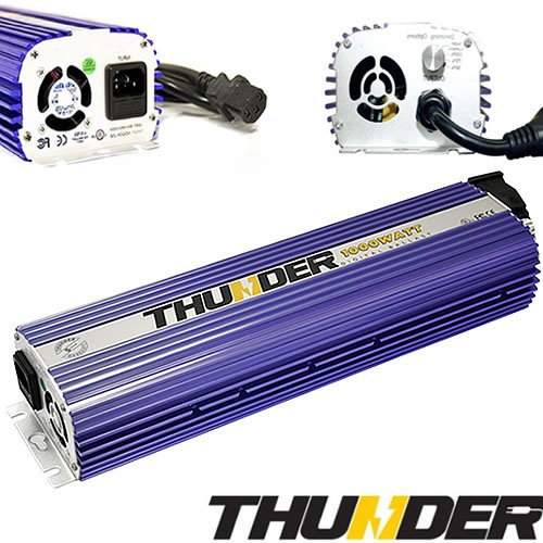 THUNDER (TM) Horticulture TBF1000-110V Hydroponic 1000 - Watt HPS MH Digital Dimmable Electronic Ballast for Grow Lights with (110V Cord) On Sale