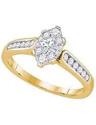 0.50CTW-DIA FASHION RING