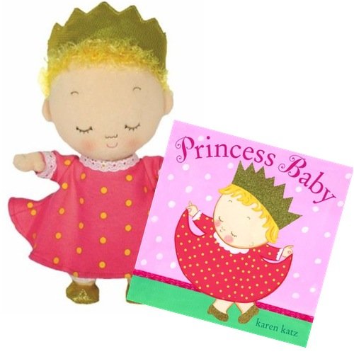 Princess Baby Hardcover Book with Plush Doll
