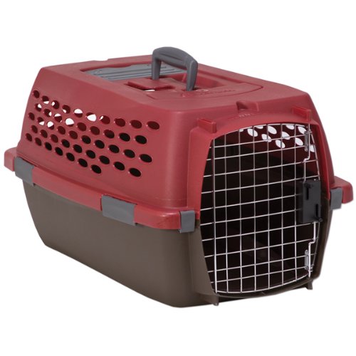 Discount Petmate Kennel Cab Fashion, Medium, Samba Red/Coffee Grounds