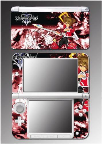 Kingdom Hearts Dream Drop Distance Video Game Vinyl Decal Cover Skin Protector for Nintendo 3DS XL Console System