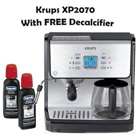 Krups XP2070 Coffee and Espresso Machine with free Decalcifier and FREE Shipping Krups XP2070 Coffee and Espresso Machine with free Decalcifier and FREE Shipping