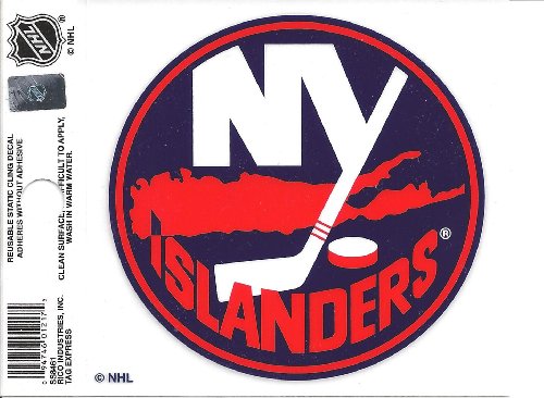 New York Islanders Small Window Cling Decal