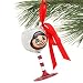 Ohio State Buckeyes Hand-Painted Mini Wine Glass Christmas Ornament