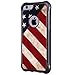 iPhone 6 6s Case, True Color® Patriotic Vintage American Flag Emboss Printed Impact Resistant TPU Protective Anti-slip Grip Snap-On Soft Rugged Cover for iPhone 6 6s + FREE Stylus & Screen Protector