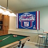 NFL New York Giants Super Bowl XLVI Champions Royal Blue 3 x 5 Flag ()