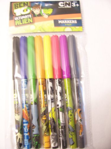Ben 10 Ultimate Alien Markers ~ 8 Pack 51Q2u3XDO5L Ben 10 Ultimate Alien Markers ~ 8 Pack