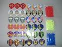 36 Dartflys (12 Satz) und 150 bunte Spitzen, 2BA
