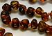 WildSheep Baltic Amber Teething Anklet: Baroque Cognac 15cm