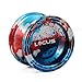 MAGICYOYO Responsive Yoyo Ball V6 LOCUS Blue Red Silver Alloy Yoyo for Kids Beginners with Bag Glove 5 Strings