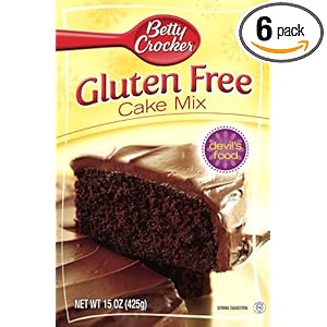 Betty Crocker Gluten Free Devil's Food Cake Mix, 15-Ounce Boxes (Pack of 6) Betty Crocker Gluten Free Devil's Food Cake Mix, 15-Ounce Boxes (Pack of 6)