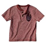 Infant Toddler Boys' Genuine Kids from OshKosh Orange Crab Short-sleeve Henley Shirt