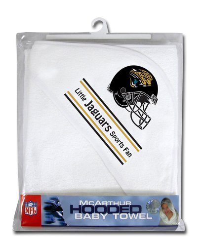 Jacksonville Jaguars Hooded Baby Towel (White)