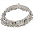 Silver Anklet Pair Ankle Jewelry 175 gms. 10 inches (sanklt035)