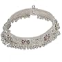 Silver Anklet Pair Ankle Jewelry for Girls 10 inches (sanklt035)