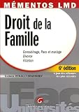 Revue Gualino Editeur  / Droit de la Famille : Concubinage, PACS et mariage, Divorce, Filiation
