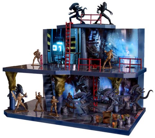 Collectible Mini Figures Aliens Deluxe Playset Collectible Mini Figures Aliens Deluxe Playset
