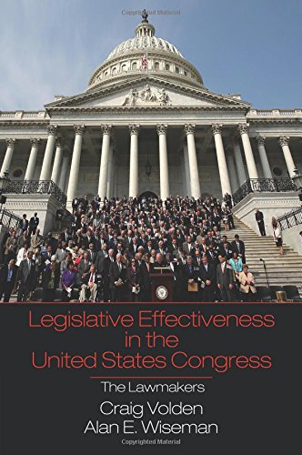 legislative effectiveness in the united states congress the lawmakers