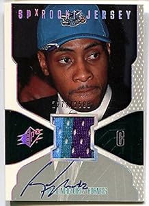 2000-01 SPx JAMAAL MAGLOIRE Auto 3 Color Jersey Patch Rare RC SP 2500 - Upper Deck Certified - NBA Slabbed Autographed Cards