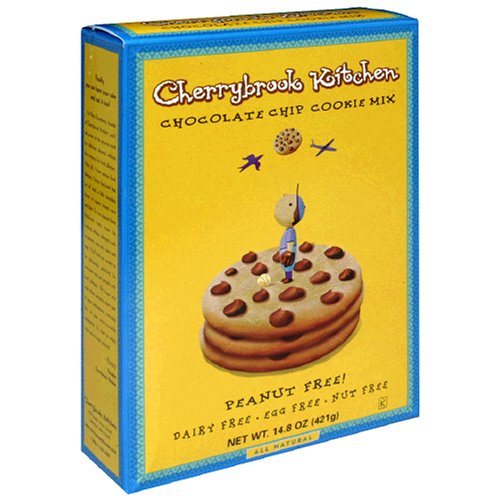 Cherrybrook Kitchen Chocolate Chip Cookie Mix, Peanut Free!, 14.8-Ounce Boxes (Pack of 6) by Cherrybrook Kitchen