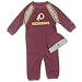 Redskins Reebok Infants NFL Creeper & Cap 3-9 mo. ( sz. 6-9M, Garnet : Redskins )