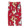Toddlers Grandma Pants Woof Woof Pajama Pants - Red