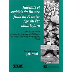 Habitats et soci�t�s du Bronze final au premier �ge du Fer dans le Jura : Les occupations protohistoriques et n�olithiques du Pr� de la Cour � Montagnieu (Ain)