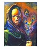 African Girl Art Giclee Poster Print by Mary Rucker, 20x24