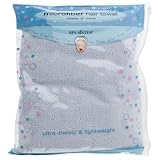 Spa Sister Microfiber Hair Towel Cleanse & Renew Blue