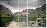 Lake Photo Wall Tile Mural L031. 18x30 inches using (15) 6x6 ceramic tiles. Lake Photo Wall Tile Mural L031. 18x30 inches using (15) 6x6 ceramic tiles.
